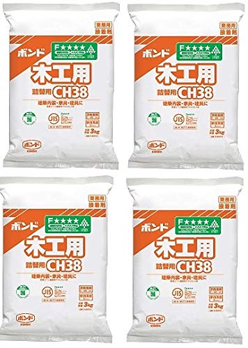 Amazon.co.jp: コニシ ボンド 木工用(ポリ袋) CH38 3kg 4袋入り #40250